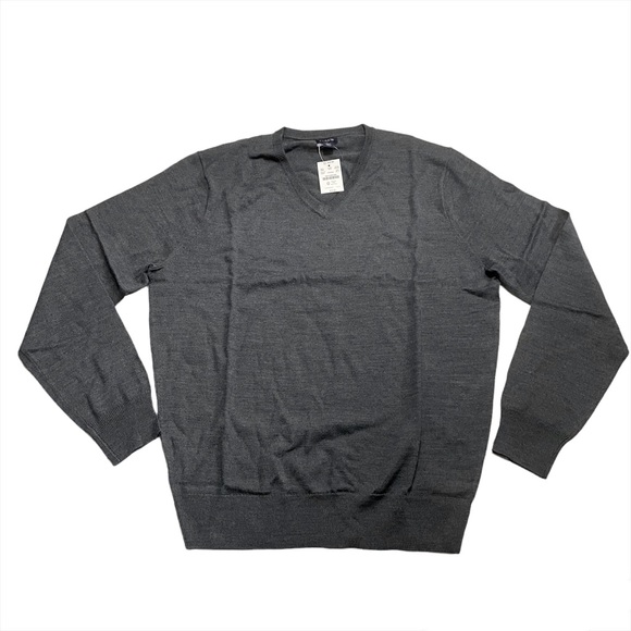 J. Crew Factory Sweaters - NWT J. Crew Factory Merino Wool Blend Knit V Neck Sweater Blouse Top Size XLT